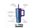 24oz Trek Prism Lidded Tumbler Dark Purple