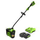 12" Brushless Snow Shovel with Light Kit: 24V Lithium Ion, Adjustable Handle