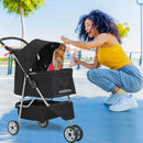 Foldable Pet Stroller - Black