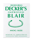 Decker 12.5 Ga. Animal Ring For Hog 100 pk