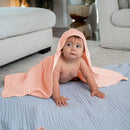 Hooded Muslin Cotton Towel for Kids - Large 32” x 32”