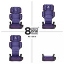 Connect3® R 2-in-1 High-Back Booster - Purple Wildberry