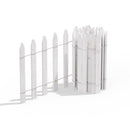 Greenes 144 in. L X 16 in. H Wood White Garden Fence, Pack of 4