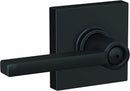 Schlage F Series F40 V LAT 622 COL Privacy Lever, Mechanical Lock, Matte Black, Metal, Residential, 2 Grade, 1/CD