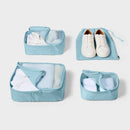 4pc Packing Cube Set - Muddy Aqua