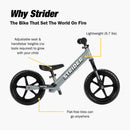 Kids' Balance Bike - Matte Gray
