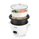 Aroma 20-Cup Rice & Grain Cooker with Granite Coating - White