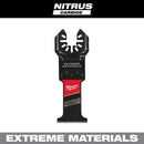 Milwaukee NITRUS CARBIDE Series 49-25-1571 Oscillating Multi-Tool Blade, 1-3/8 in D Cutting, Carbide, 1/PK
