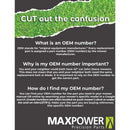 MaxPower 20 in. Mulching Mower Blade For Walk-Behind Mowers 1 pk