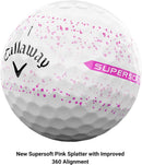 SuperSoft Splatter Golf Balls 12-Pack