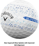 Golf Balls - Splatter Blue