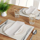 Cork Striped Placemat - Rectangle, Spot Clean, 16"x12"