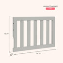 Universal Convertible Crib Toddler Guard Rail - Gray