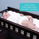 Contoured Changing Pad With Waterproof Liner And Safety Strap