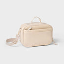 Faux Neoprene Lunch Tote - Cream