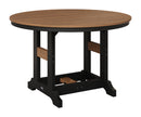 Berlin Gardens, Garden Classic 48″ Round Table, Antique Mahogany on Black
