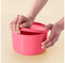 6-Piece Serve and Store Food Storage Canister Set - Pink