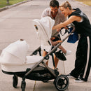 E-Gazelle S Convertible Full-Size Stroller - Almond Beige/Black