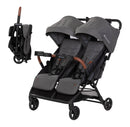 York Compact Side-By-Side Double Full Size Stroller - Cosmic Gray