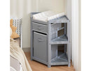 Baby Corner Changing Table - Gray