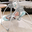 Swingity Swing Easy-Fold Portable Baby Swing – Goji, Blue