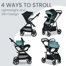 Willow Brook S+ Travel System with Alpine Anti-Rebound Base - Jade Onyx