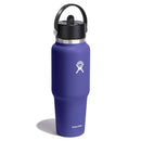 Hydro Flask 32oz Wide Mouth Flex Straw Travel Water Bottle- Phantom