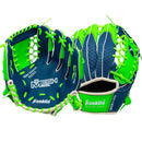 Meshtek Glove with Ball - Blue/Optic Green