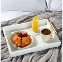 Serving Tray with Handles and Coasters