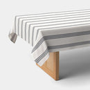 104"x60" Tablecloth Navy Striped - Navy Striped