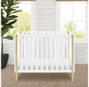 Gio Mini Crib with Mattress Included - Bianca White