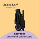 Aer2 Buggy Single Stroller- Space Black