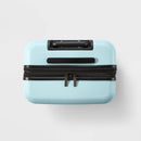 Hardside Medium Checked Suitcase - Muddy Aqua