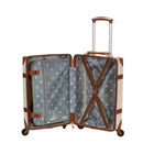 Hardside Carry On Rolling Trunk - White