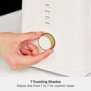 Thyme & Table 2-Slice Toaster - Sand White