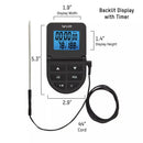 Kitchen Programmable Cooking Thermometer with Wired Probe