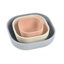 3 Piece Silicone Nesting Bowl Set - Grey