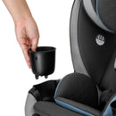 Revolve 360 Slim 2-in-1 Rotational Convertible Car Seat with Quick Clean Covert - Stow Blue