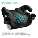 Backless Booster Seat - Raven Black