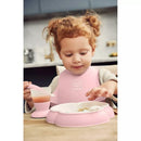 Baby Bib - 2pk - Green/Powder Pink