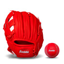 Teeball Glove + Ball Set - 9.5" Lefty - Red