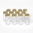 27pc Glass Spice Jar Set with Funnel and Labels