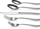 Cangshan Rain II Series 103-Piece Stainless Steel Flatware Set