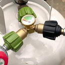 Bayou Classic® Y-Splitter w/ Propane Level Gauge