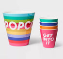 5pc Melamine Popcorn Bowl Set
