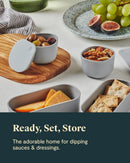4-Piece Dot Food Storage Insert