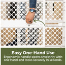 Recycled Plastic Baby Gate - White