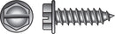 HILLMAN No. 14 Ga. X 1-1/2 in. L Slotted Hex Washer Head Sheet Metal Screws 100 pk