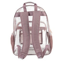 Clear Backpack - Rose: Water-Resistant School Bag for Kids