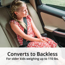 KidFit ClearTex Plus 2-in-1 Belt Positioning High Back Booster Car Seat - Drift